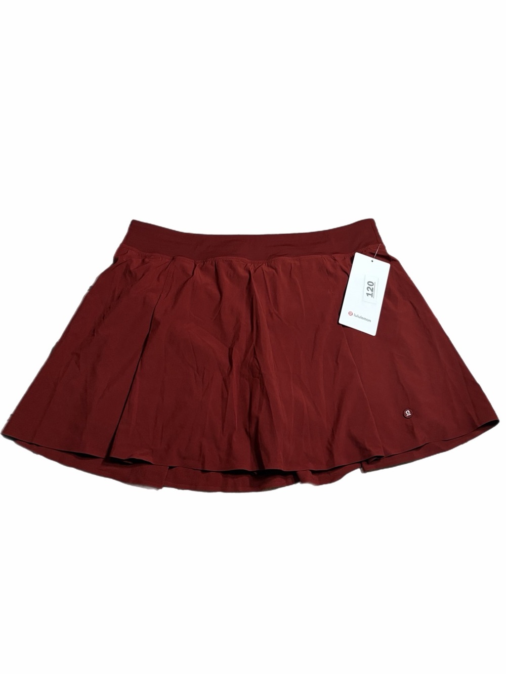 NWT Lululemon A-Line Side-Pleat High-Rise Tennis Skirt *15” (Cranberry Charm) XL